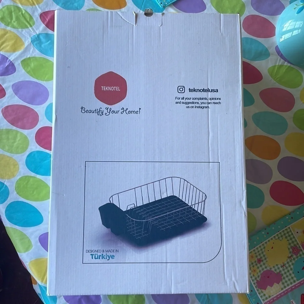 Brand New Large Dish Drying Rack Drying Rack w/ Swivel Spout for Kitchen Counter